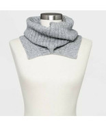 NEW Universal Thread Women&#39;s Gray Knit Snood Scarf One Size - $13.85