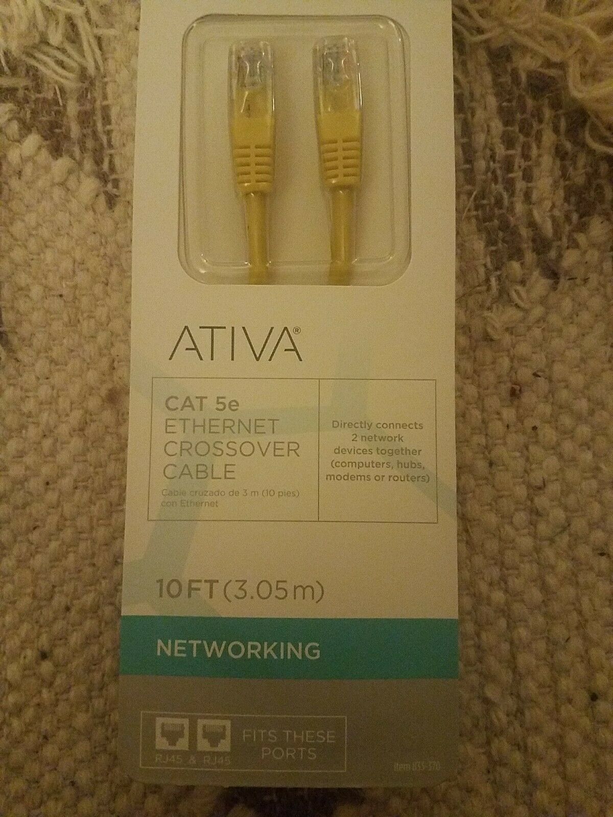 Ativa CAT 5e Ethernet Crossover Cable 10 Ft. and similar items