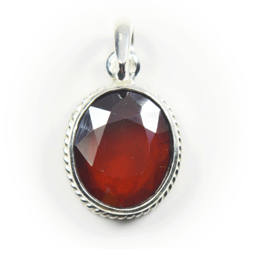 hessonite pendant