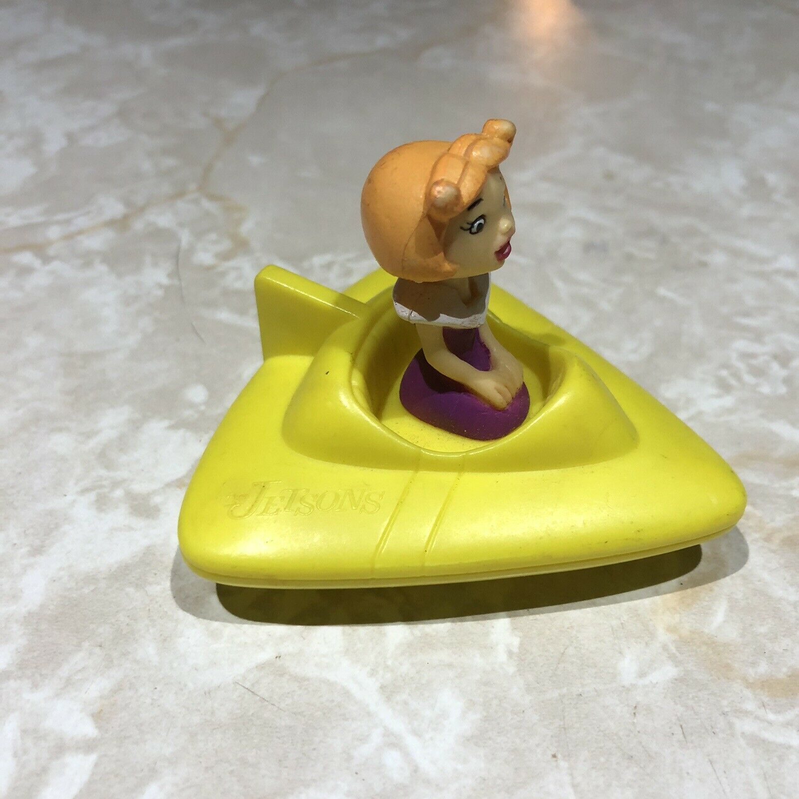 1989 Judy Jetson Yellow Triangle Car Wendy's Kids Meal Toy Jetsons ...