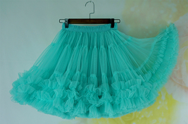 Women Girl Tiered Tutu Skirt Outfit Plus Size Puffy Party Tutu Skirt Blush Pink  image 15