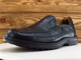 Timberland Sz 11-11.5 Loafer Black Leather Men Slip On 73513 Medium (D, M) - $16.44