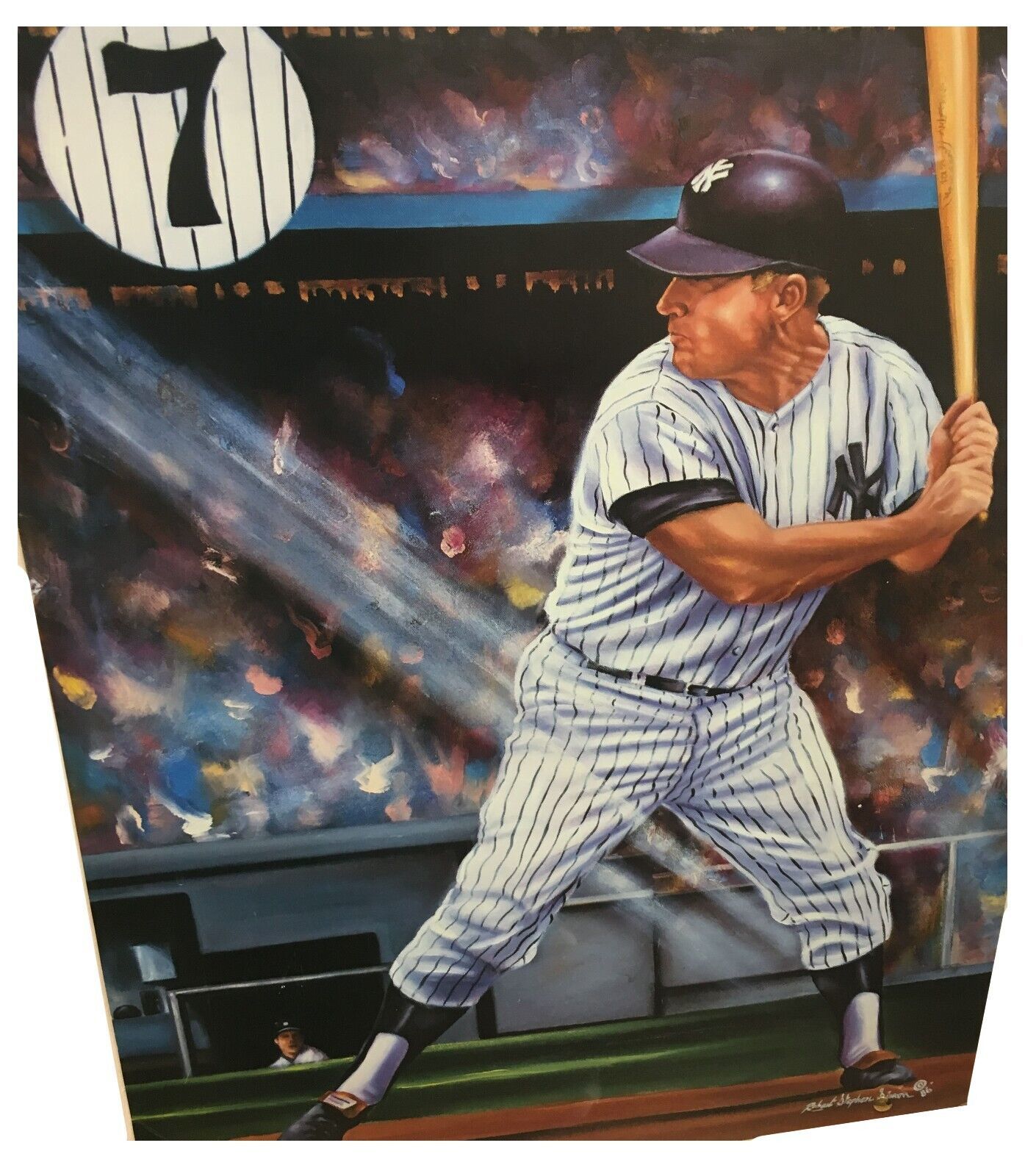 NY Yankee Player Portrait