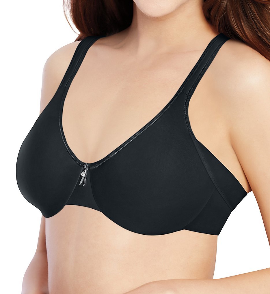 Bali BLACK One Smooth U Side Smooothing Minimizer Bra, US 36DD, UK 36DD