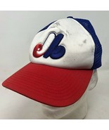 VTG Twins Ent. Montreal Expos Blue Mesh Cooperstown Collection Snapback ... - $49.49
