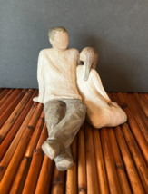 Willow Tree Father and Daughter Figurine Demdaco 2000 Susan Lordi - $16.82
