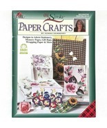 PAPER CRAFTS DECORATIVE PAINTING INSTRUCTION BOOK #9714 BY DONNA DEWBERRY PLAID! - $4.99