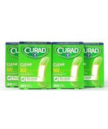 4 Boxes Curad Clear 2x More Absorbent 4 Sided Seal .75 X 3 In 30 Count B... - $15.99