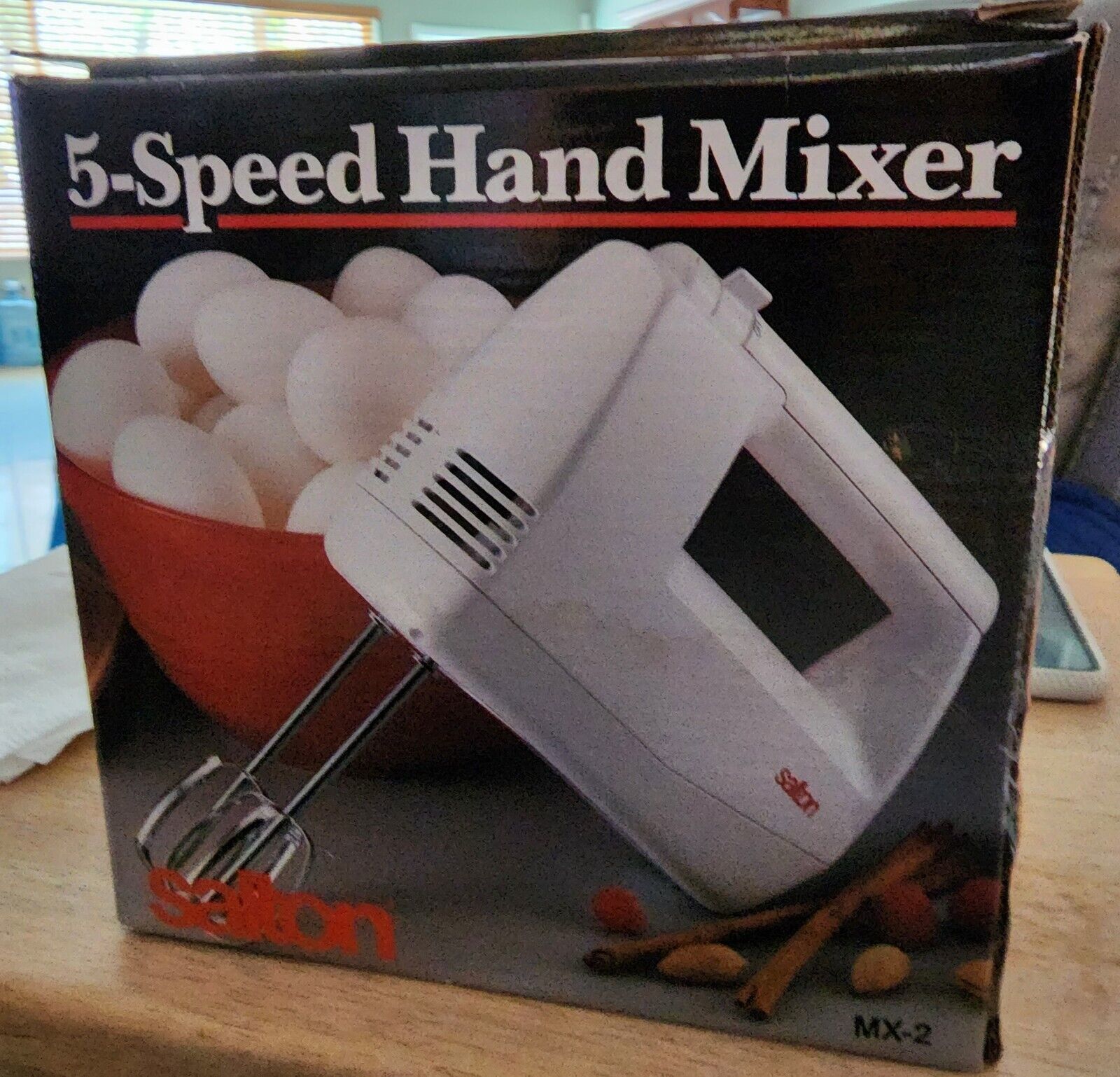 Vintage Salton 5Speed Hand Handheld Mixer, MX2 Handheld Mixers