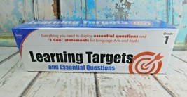 Learning Targets and Essential Questions Carson Dellosa Grade 1 Cards Te... - $13.84