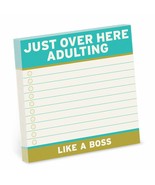 Just Over Here Adulting Like A Boss Large Sticky Notes (4 x 4-Inches) 10... - $10.88