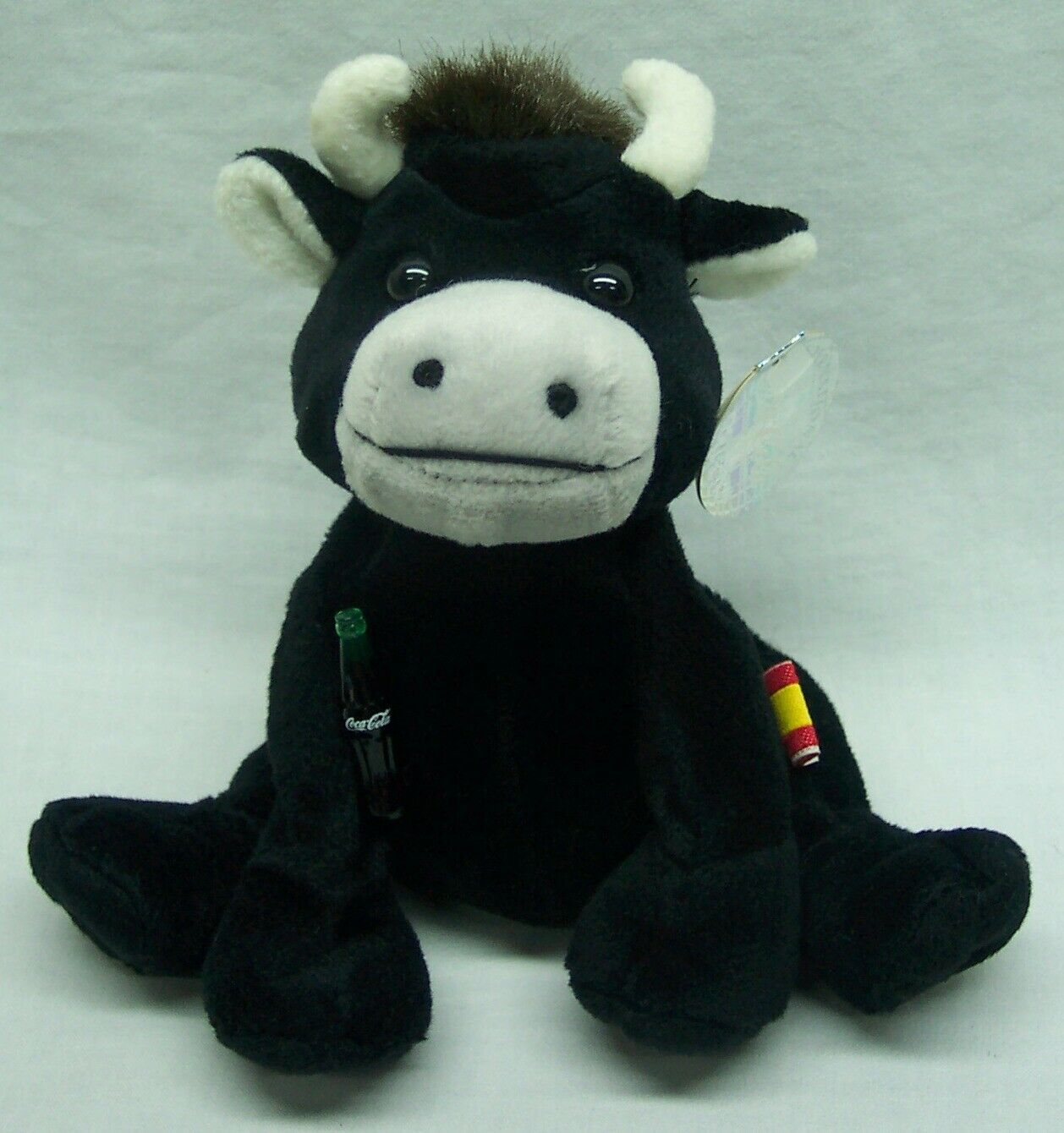 black bull stuffed animal