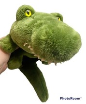 Crocodile Stage Hand Puppet Green Gator Daphne Educational Alligator 22”... - $28.04