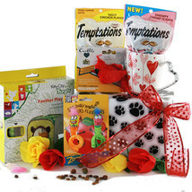 For the Love of Cats: Pet Cat Gift Basket - $79.99