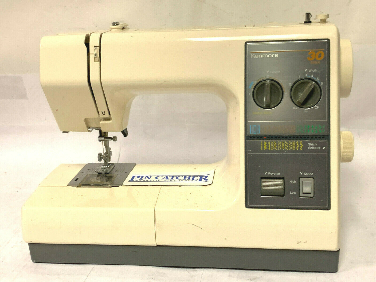 Vintage Sears Kenmore Sewing Machine 30 Stitch Model 385 1884180 w