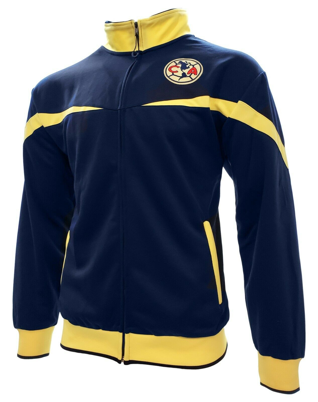 Club America Track Jacket Official Licensed Color Blue - Soccer-European