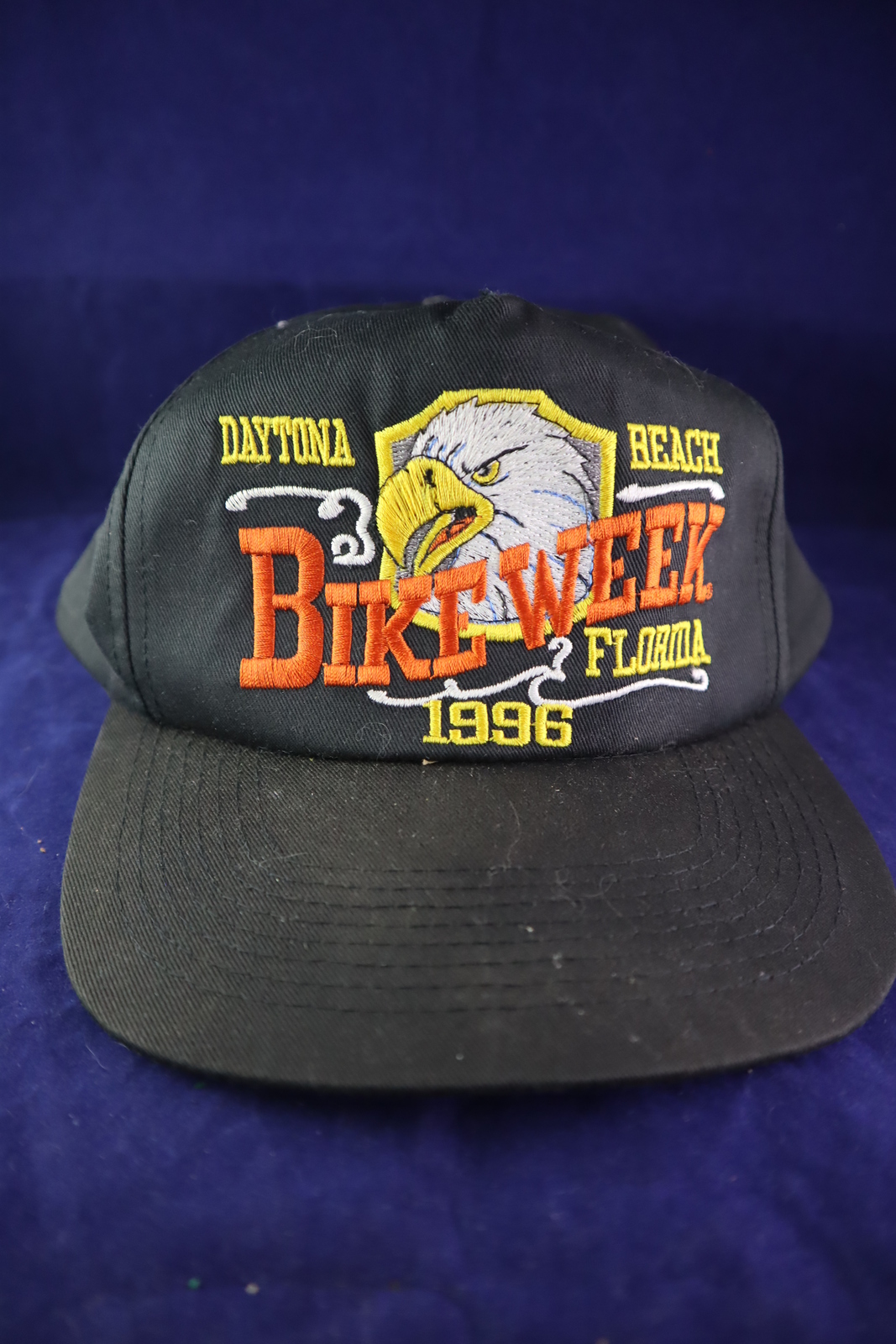 CSI Daytona Beach Florida Bike Week 1996 Black Souvenir Snapback Hat