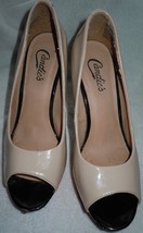 Candies Pink Black & Beige High Heeled Dress Shoes Size 9- 9½  - $14.99