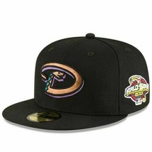 Arizona Diamondbacks New Era 59Fifty Black World Series 2001 Fitted Hat - $49.99