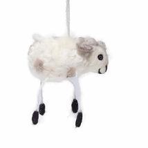 De Kulture Handmade Felt Hanging Easter Lamb Decorative (4x2x2.5 LWH) fo... - £9.46 GBP