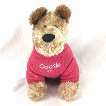 GUND Girl Scout Puppy Dog Plush Pink Cookie GS Sweater Stuffed Animal 46458 12” - $18.97
