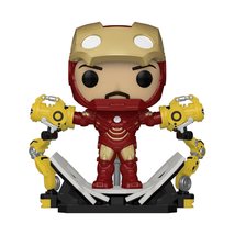Funko Pop Deluxe Marvel Iron Man with Gantry #905 GITD PX Exclusive image 5