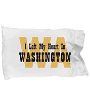 Heart In Washington - Pillow Case - $17.97