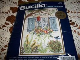 Bucilla Stamped Cross Stitch Kit 42032 Flower Box - $12.00