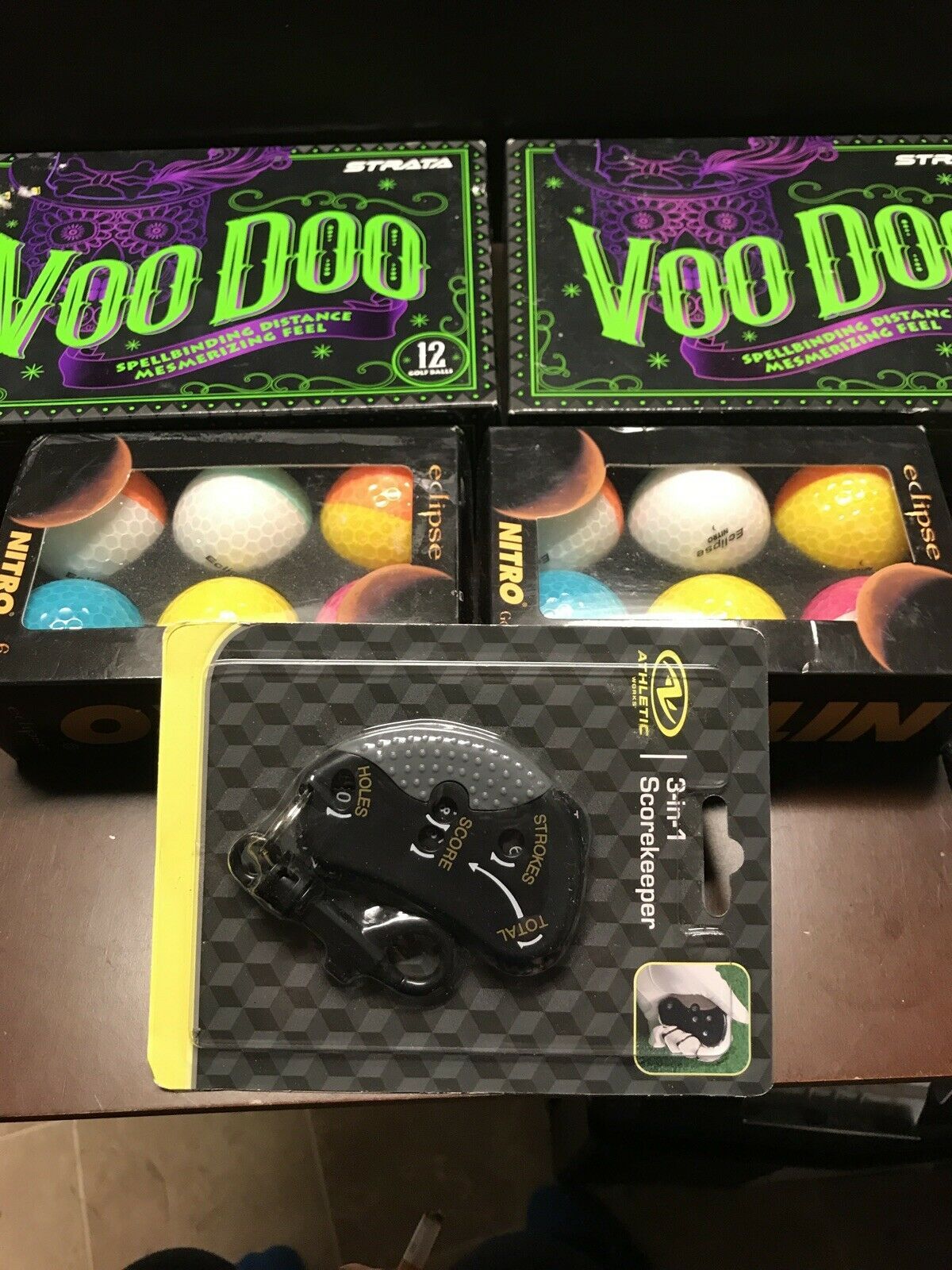 Strata VooDoo Golf Balls 2DZN 24Balls White Fast Core