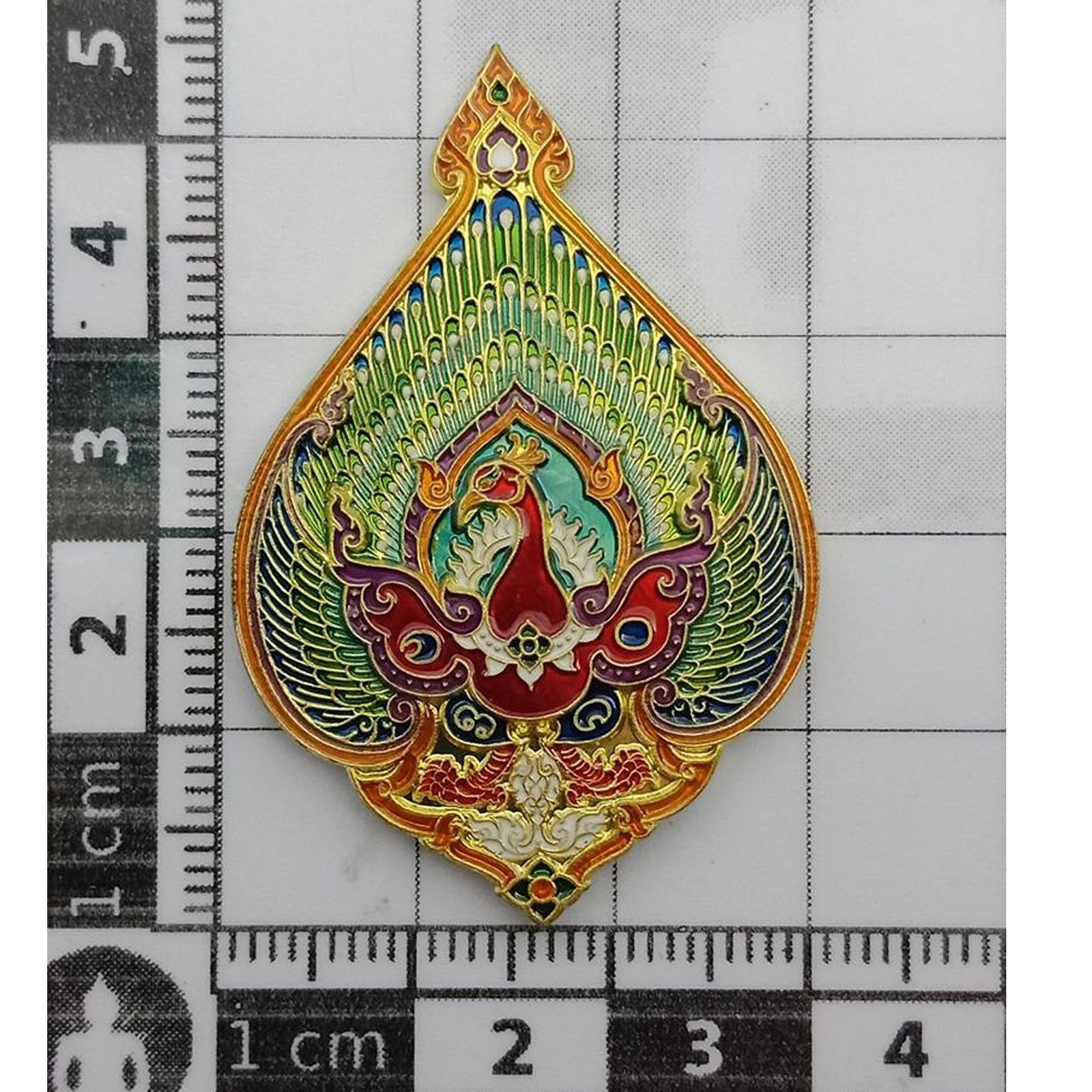 Thai Amulets Nok Yoong Tong Mahasedtee/Gold Peacock Millionaire Amulet