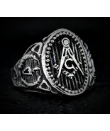 High Ranking Freemason Draw Riches &amp; Extreme Luck Blessed Ring Black Pow... - $149.00