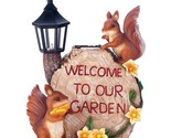 Solar welcome to our garden squirrels image thumb155 crop