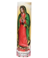 Virgin of Guadalupe , LED Flame-less Devotion Prayer Candle - $19.95