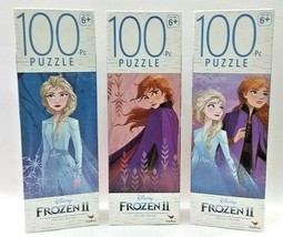 Lot(3) Disney FROZEN 2 100 Piece Jigsaw Puzzles Movie Elsa Anna Christmas SEALED - $16.82