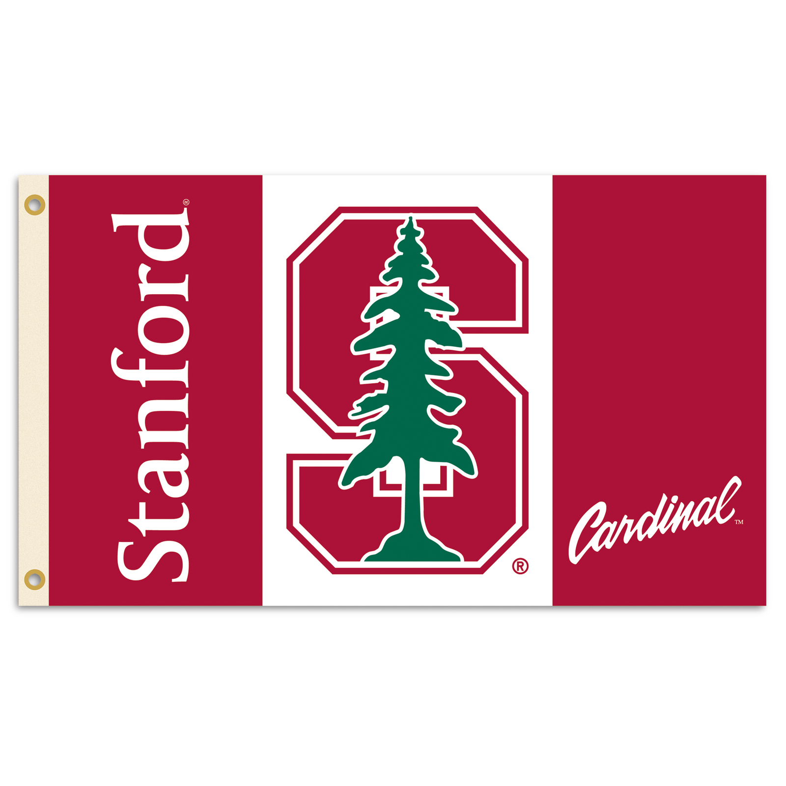 Stanford University Cardinal 3'x5' Flag with Grommets CollegeNCAA