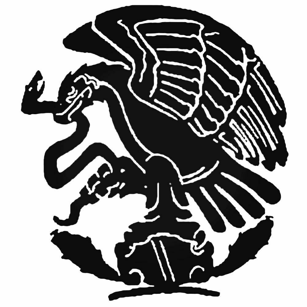 2x Mexican Flag eagle Vinyl Decal Sticker Different colors & size for ...