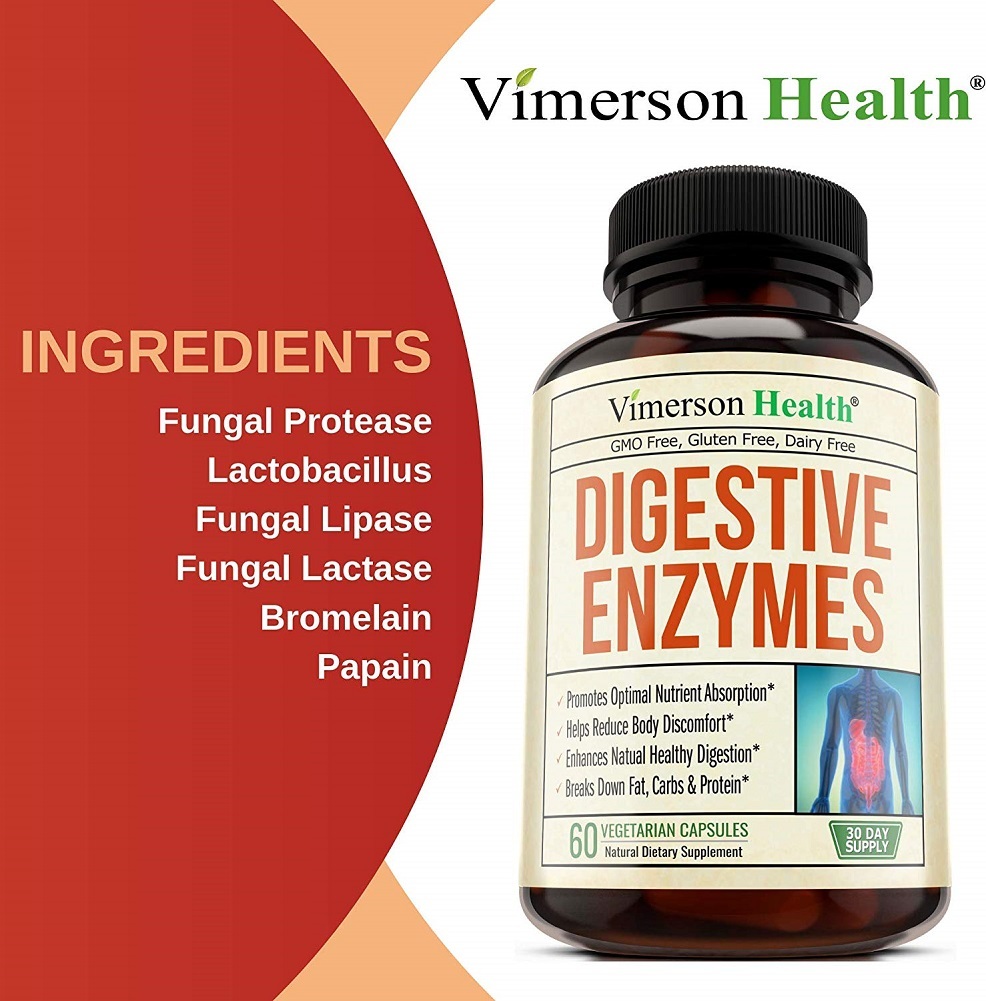 Digestive Enzymes with Probiotics. Advanced Natural Multi Enzyme