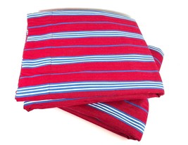 Pottery Barn Kids PAIR of Striped Curtain Panels Drapes 44 x 84 100% Cotton - $39.59