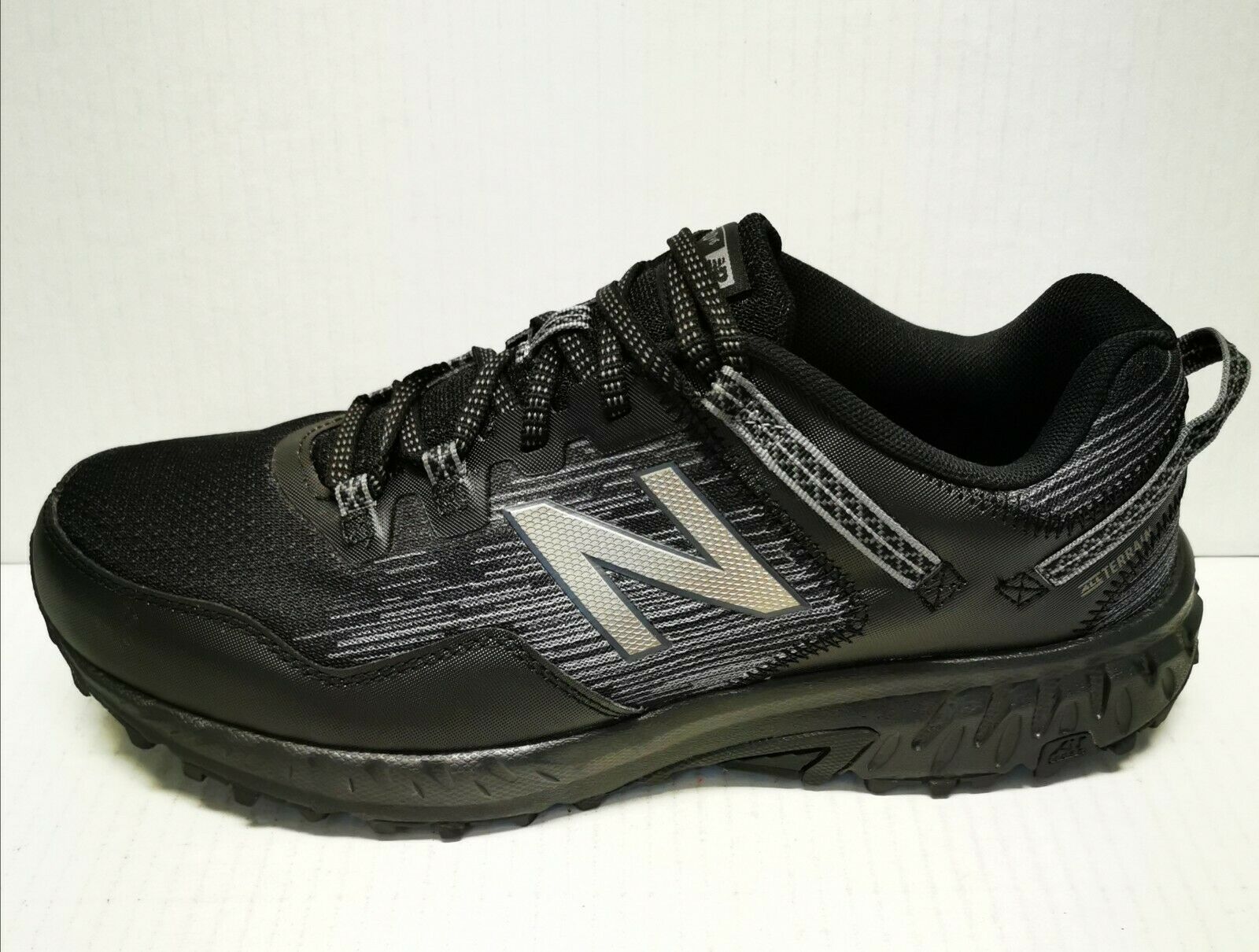 Men's New Balance Black MT410 V6 Trail Running Trainer Shoes Size 10 ...