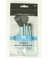 Travel Essential Tools 6 Piece Make Up Brush Set Ready To Go Purse Size - $8.41
