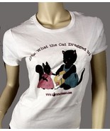 Womens  T Shirt Look What The Cat Dragged In Limited Edition The Cats Pa... - $22.30