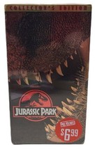* Jurassic Park VHS 2000 Collectors Edition New Sealed Package 2 Pack