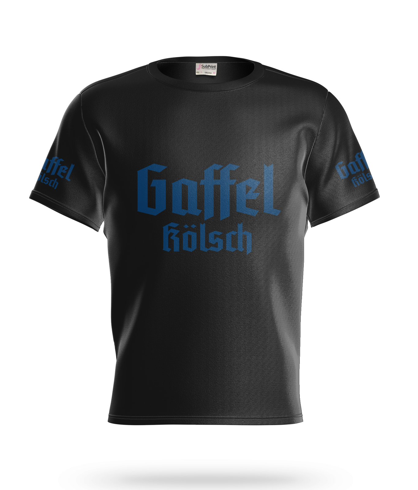Gaffel   Beer Logo Black Short Sleeve  T-Shirt Gift New Fashion