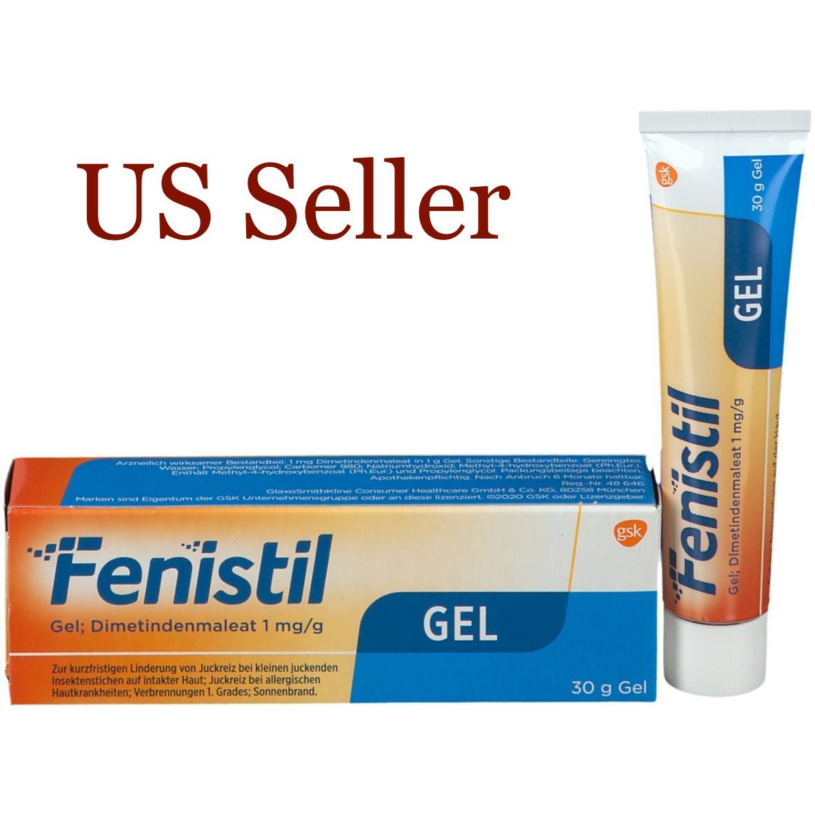 FENISTIL Gel Fast Relief Itching Skin, Rashes, Insect Bites, Skin burns 30gr - $32.90