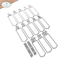 Number Reinforcement die set  Elizabeth Craft  2032 Craft Studio