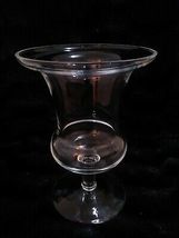 Vintage Krosno Poland Crystal Clear Art Glass Vase 11 Inches Tall - $69.99