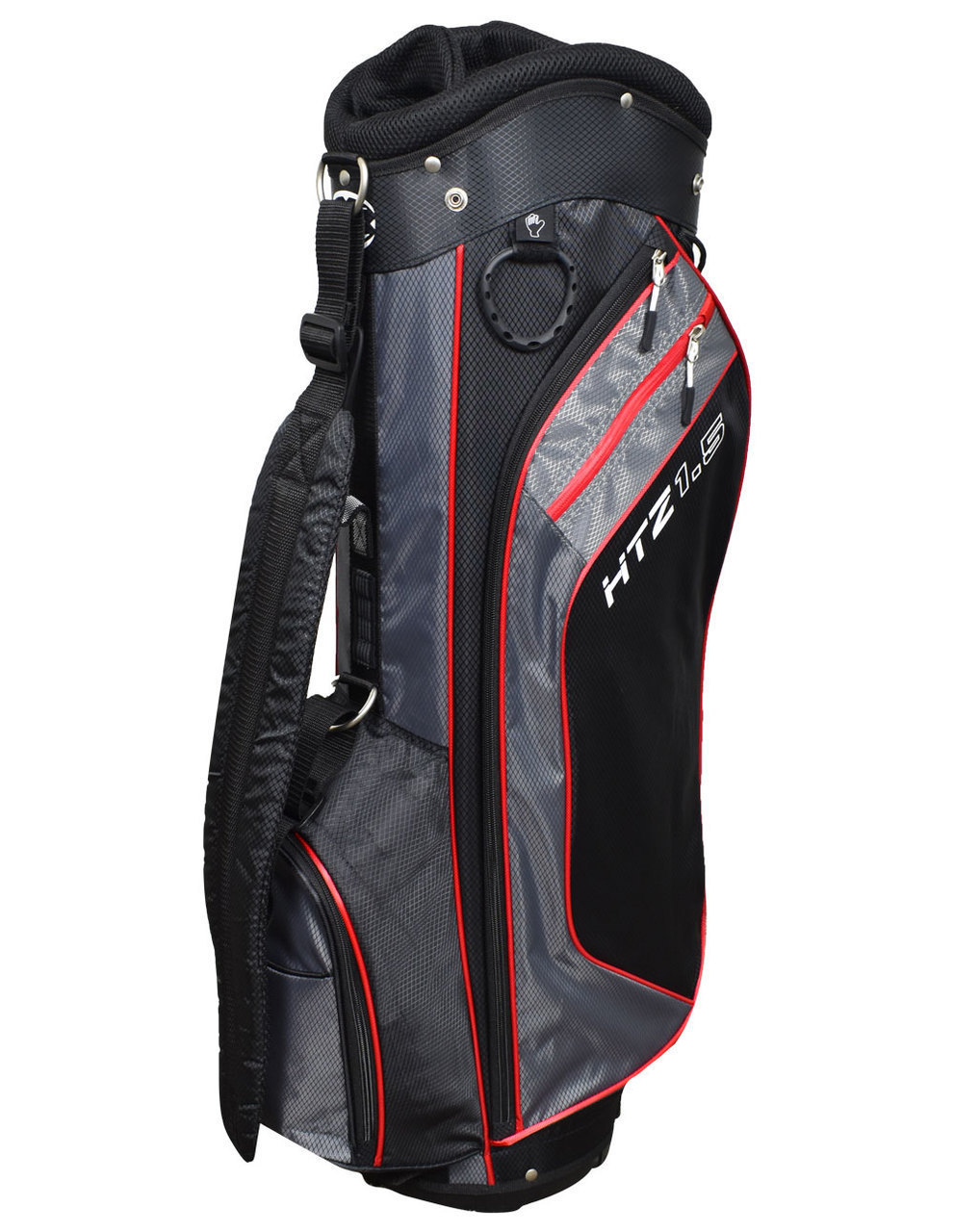 Hot-Z Golf Cart Bag, 1.5 Black/Grey/Red - Golf Club Bags