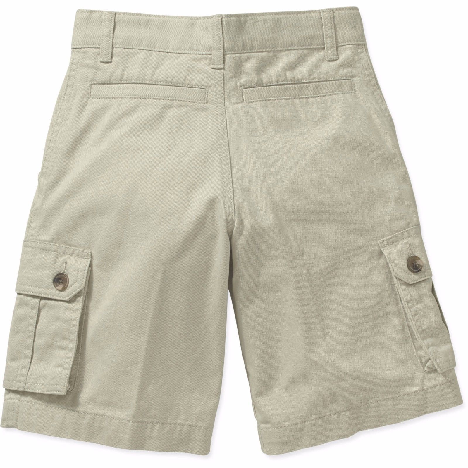 Faded Glory Boys Solid Cargo Shorts Sidewalk Color Size 6 NEW - Shorts