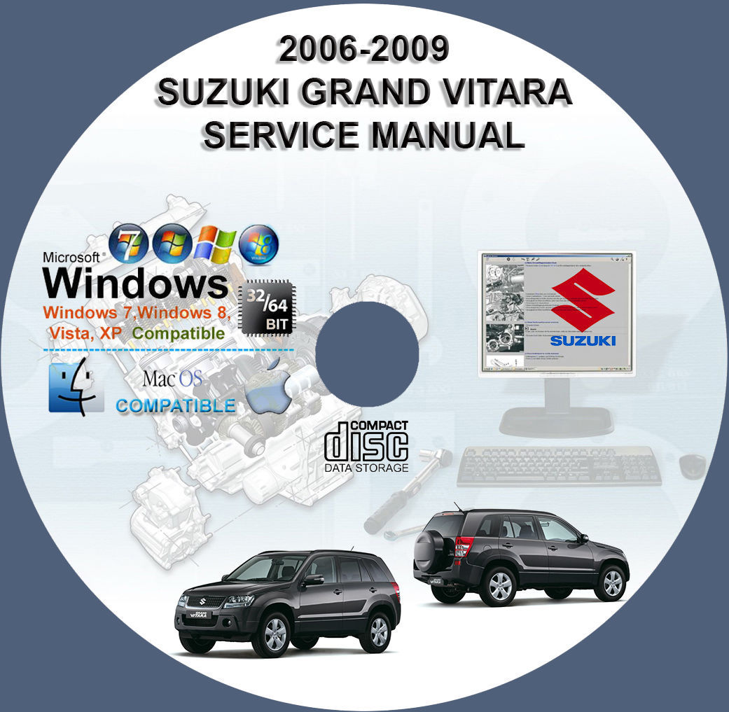 031. 031. SUZUKI GRAND VITARA 2006 2007 2008 2009 Workshop Service Repair  Manual. Free Shipping