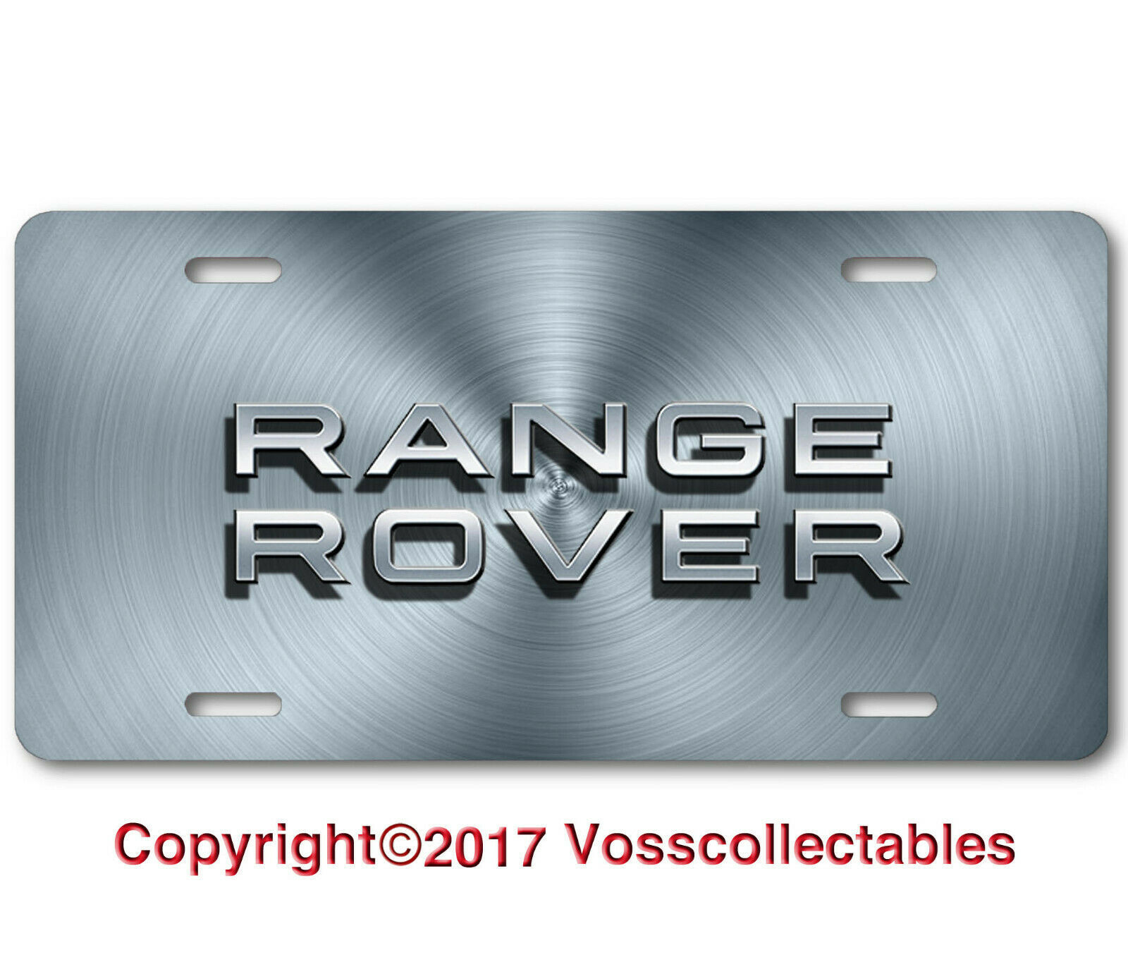 Range Rover ART LAND ROVER Aluminum Car Auto License Plate British